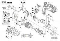 Bosch 3 601 B3D 5H0 GSB 13 RE . Spare Parts